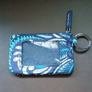 Vera Bradley Blue and White Patterned ID Holder